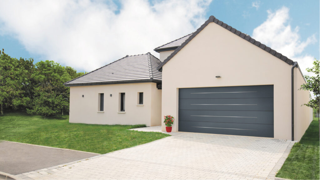 Portes de garage sectionnelle en aluminium de chez AMPC Solutions
