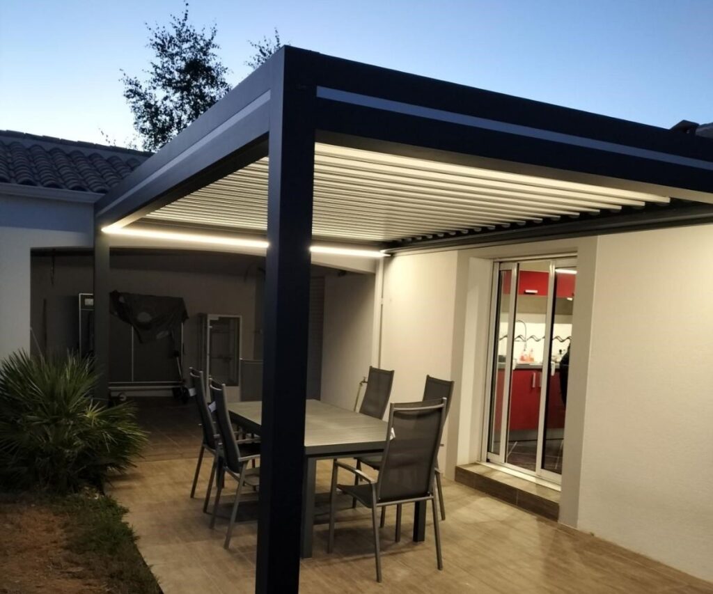 Pergola bioclimatique Alu - AMPC Solutions