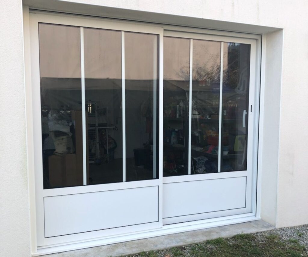 Baie vitrée coulissante Alu - AMPC Solutions