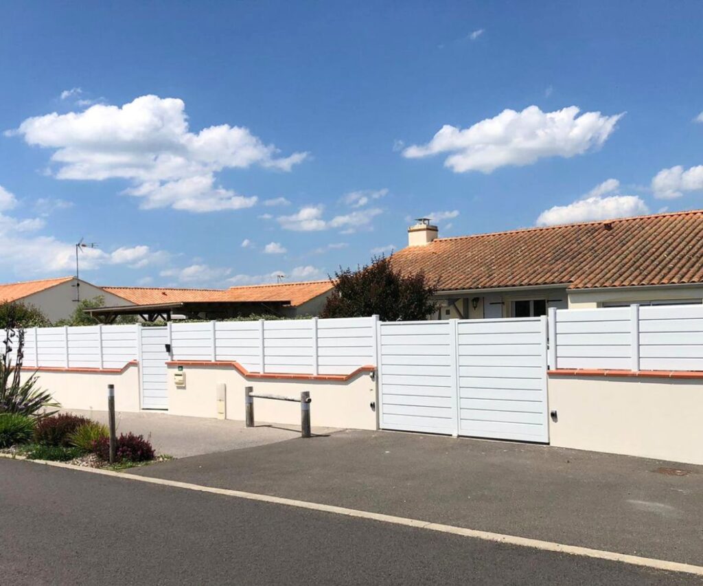 Portail et Clôture PVC Blanc - AMPC Solutions